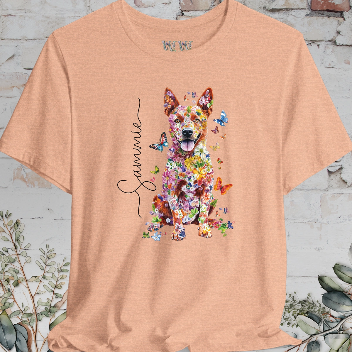 Red Heeler, personalized unisex T shirt