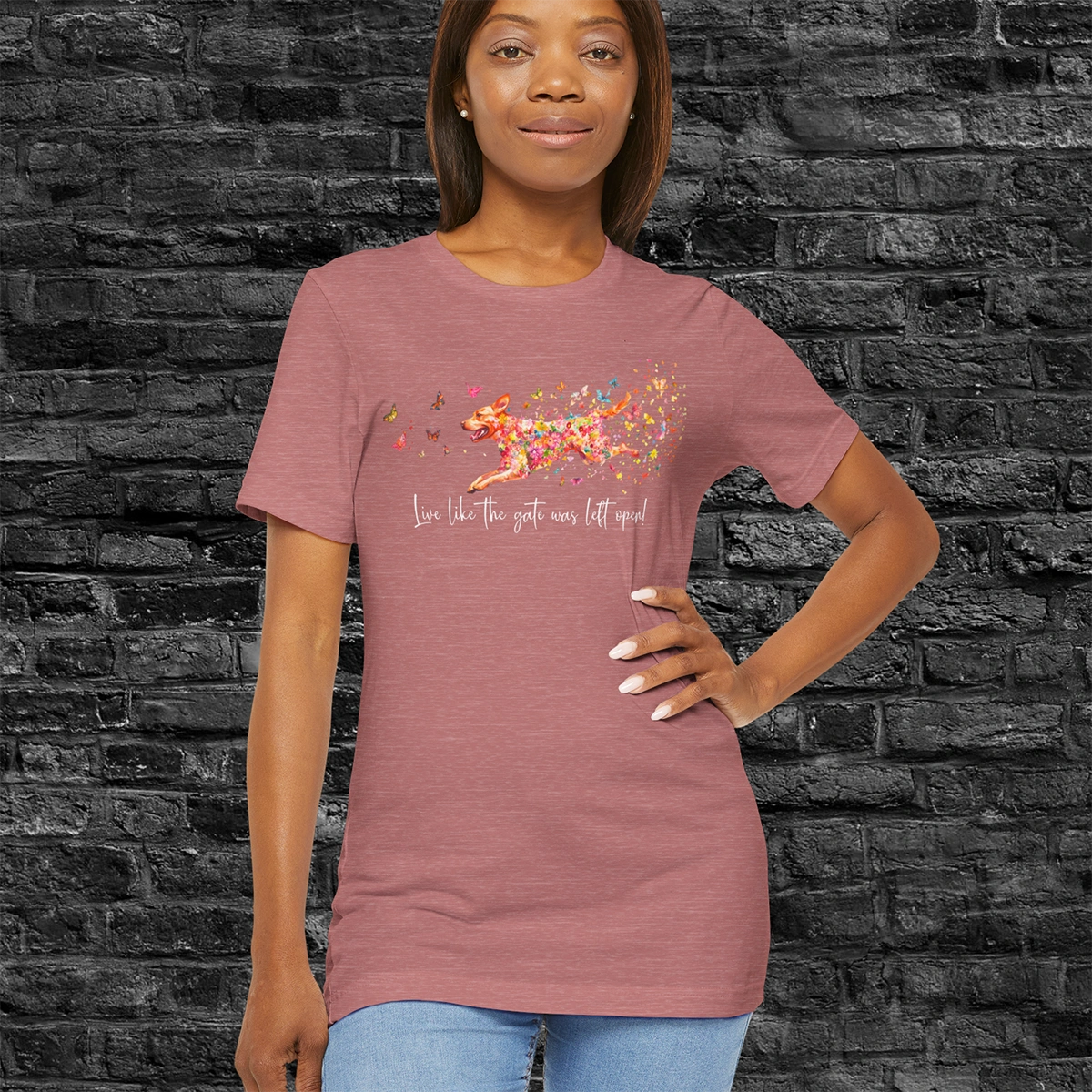 Fox Red Labrador Live like the gate was left open T shirt