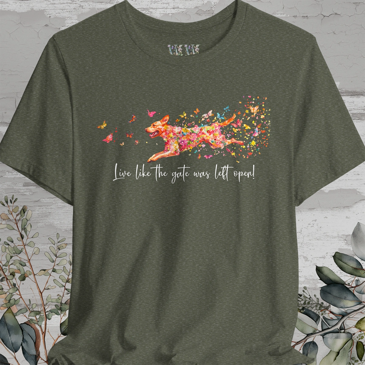 Fox Red Labrador Live like the gate was left open T shirt