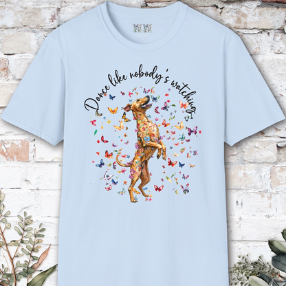 Rhodesian Ridgeback "Dance like nobody's watching" unisex T shirt