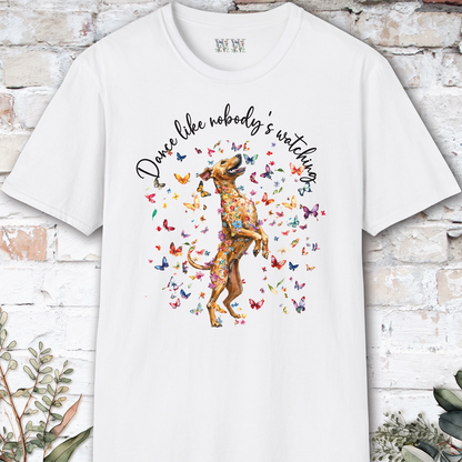 Rhodesian Ridgeback "Dance like nobody's watching" unisex T shirt