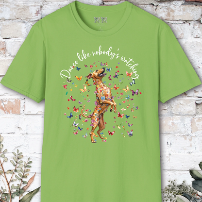 Rhodesian Ridgeback "Dance like nobody's watching" unisex T shirt