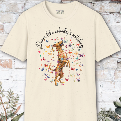 Rhodesian Ridgeback "Dance like nobody's watching" unisex T shirt