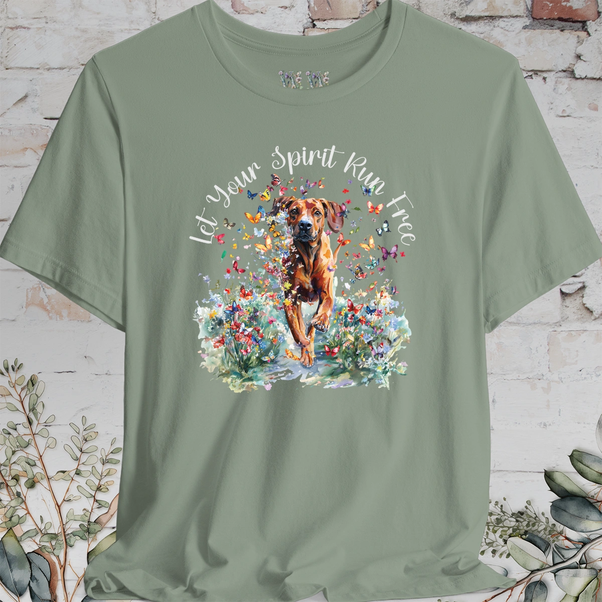 Rhodesian Ridgeback 'Let your spirit run free' T shirt