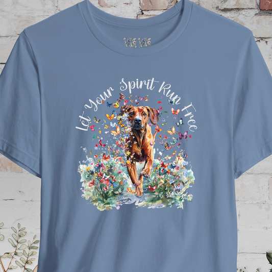 Rhodesian Ridgeback 'Let your spirit run free' T shirt