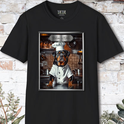Rottweiler Chef Unisex T shirt