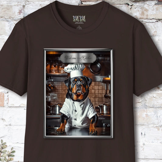 Rottweiler Chef Unisex T shirt