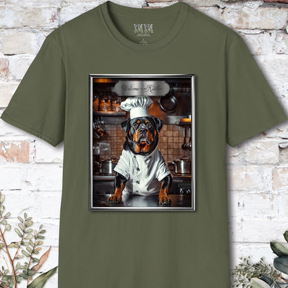Rottweiler Chef Unisex T shirt