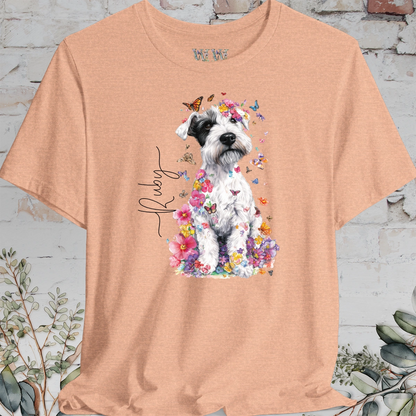 Sealyham Terrier Floral Personalized T shirt