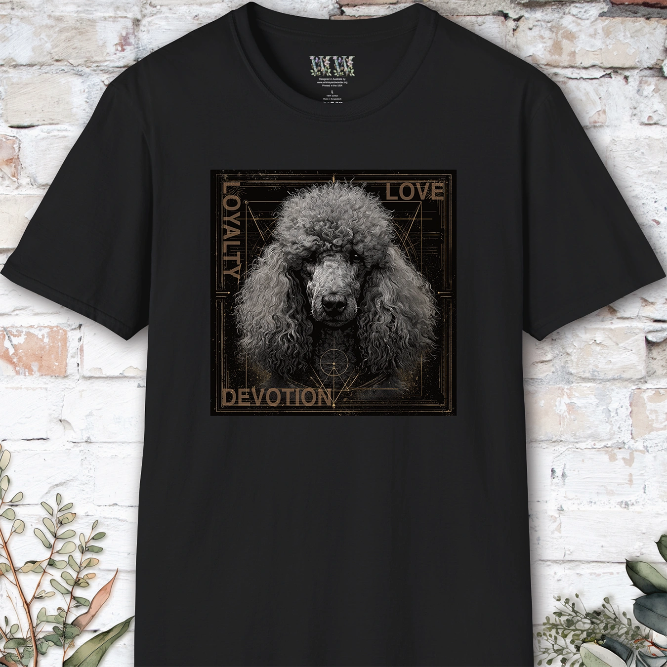 Poodle #1 Devotion, Loyalty, Love, Devotion unisex T Shirt