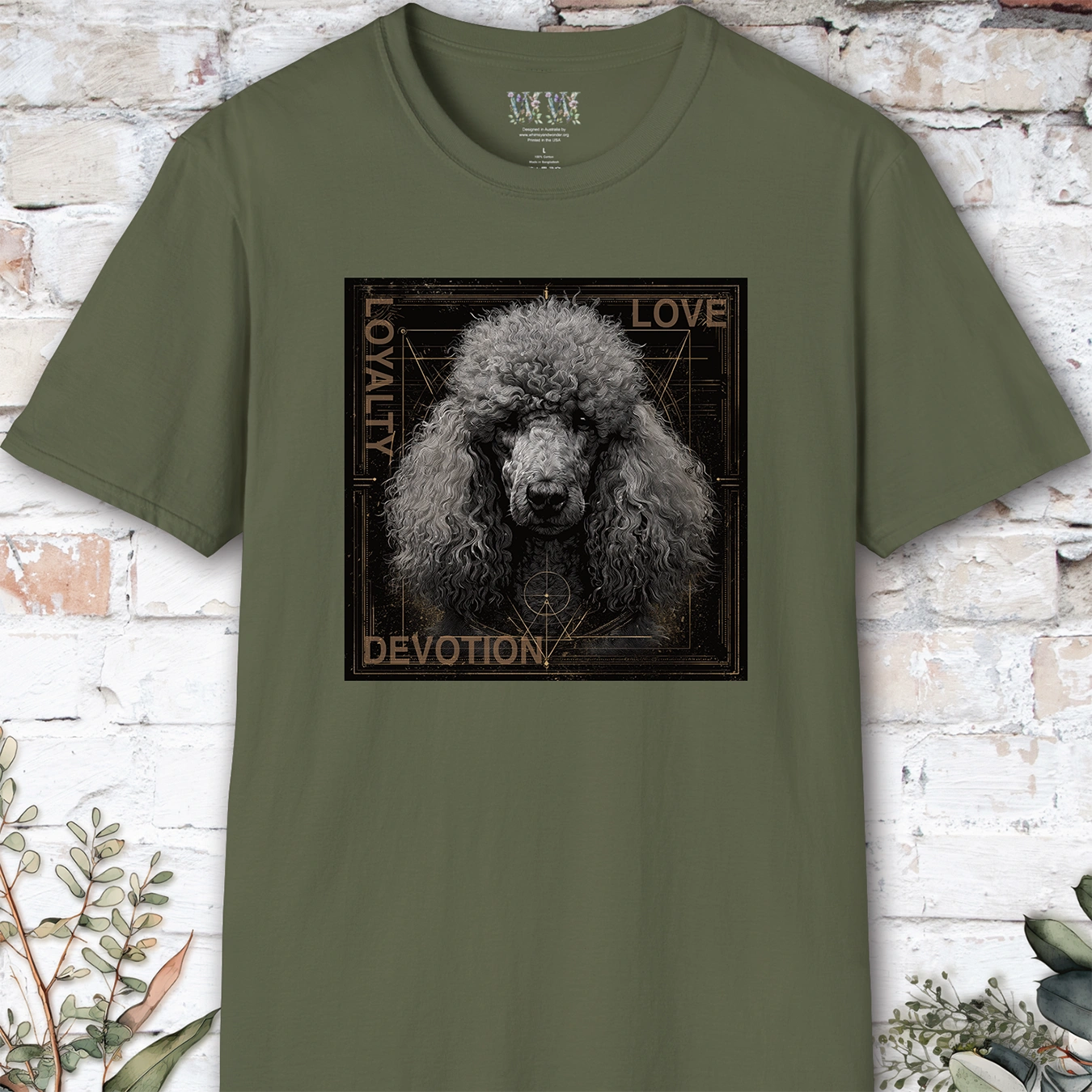 Poodle #1 Devotion, Loyalty, Love, Devotion unisex T Shirt