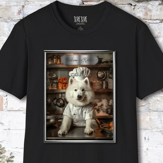 Samoyed Chef Unisex T shirt