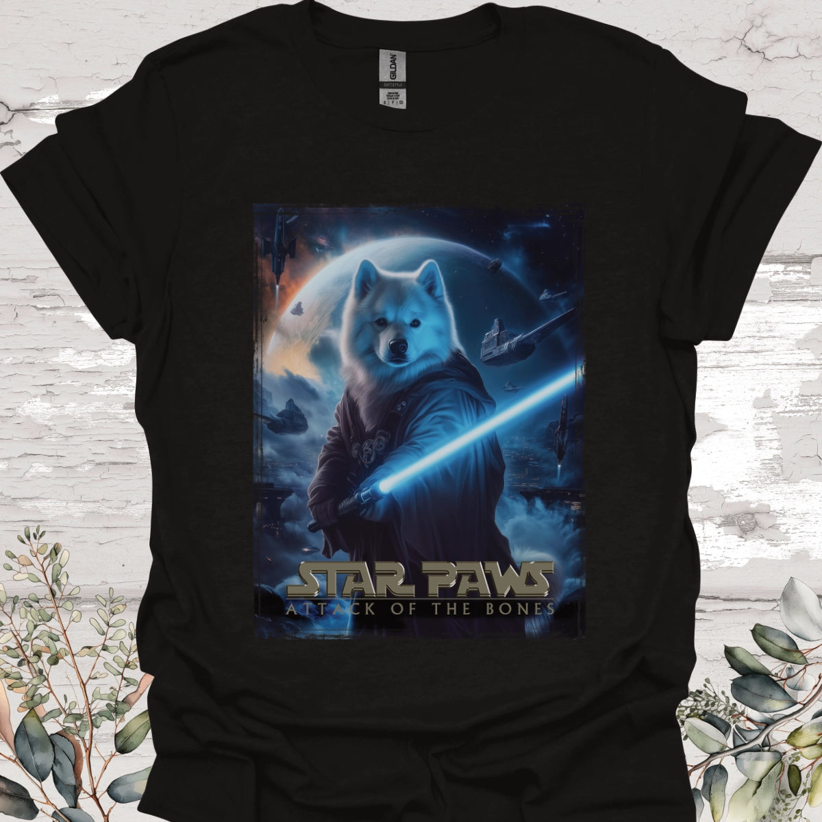 Samoyed Star Paws Unisex T shirt