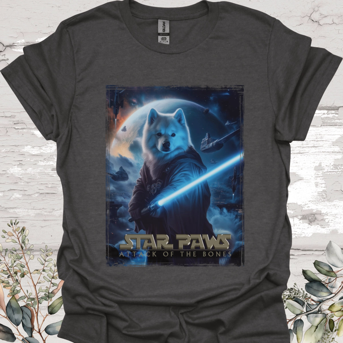 Samoyed Star Paws Unisex T shirt