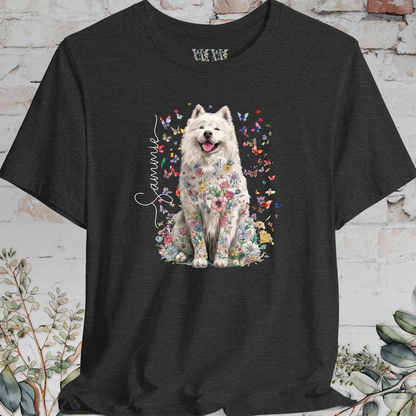 Samoyed #2 Floral Personalized T shirt