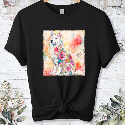 Samoyed Retro, Unisex T-shirt.