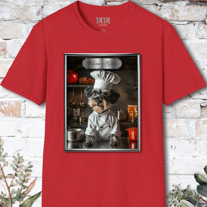 Schnauzer Chef Unisex T shirt