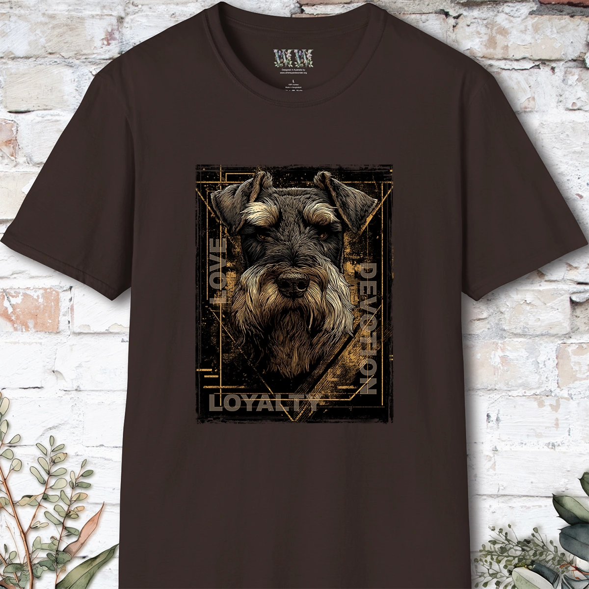 Schnauzer #1 Devotion, Loyalty, Love T-Shirt