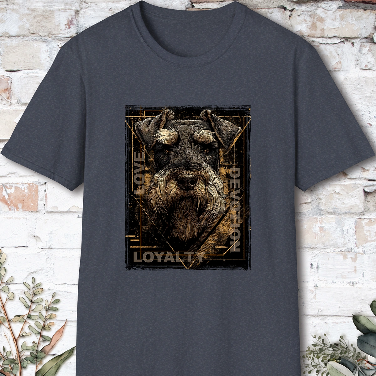 Schnauzer #1 Devotion, Loyalty, Love T-Shirt