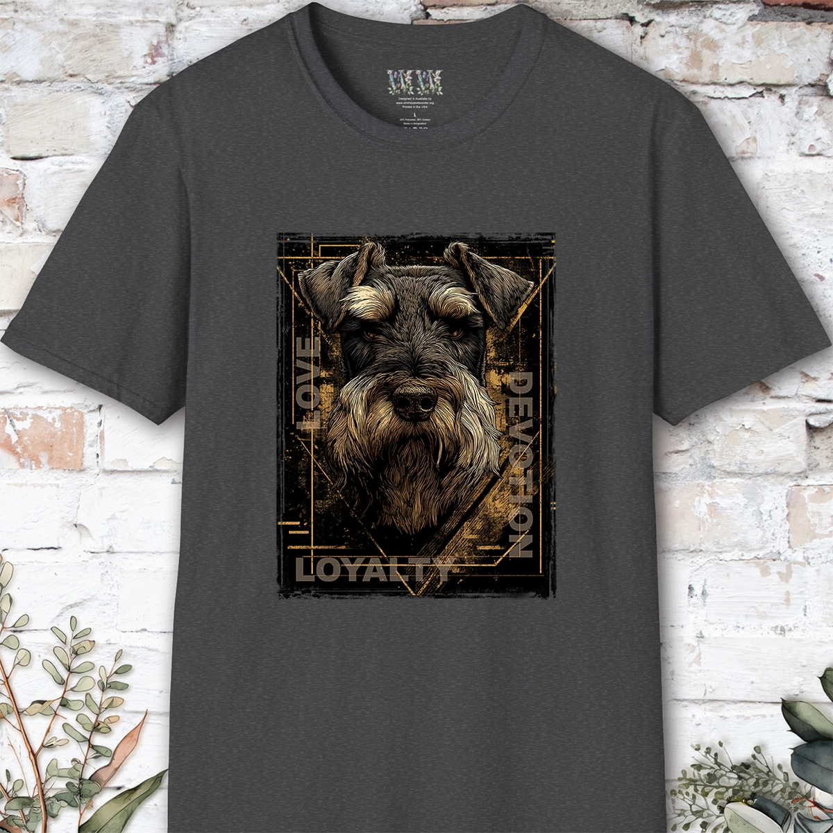 Schnauzer #1 Devotion, Loyalty, Love T-Shirt