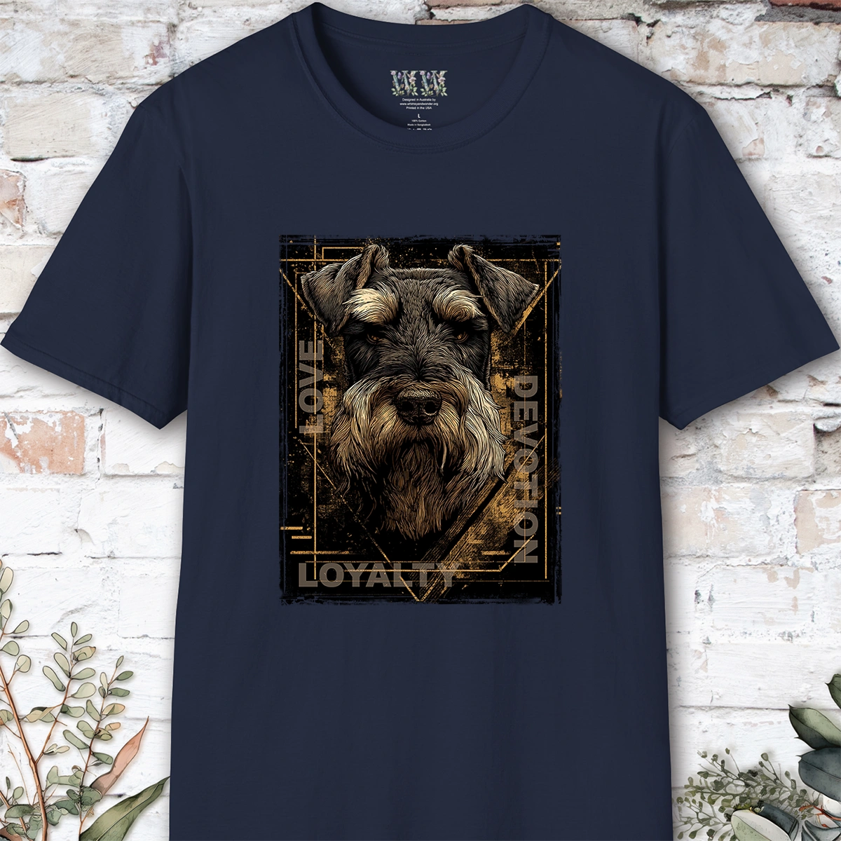 Schnauzer #1 Devotion, Loyalty, Love T-Shirt