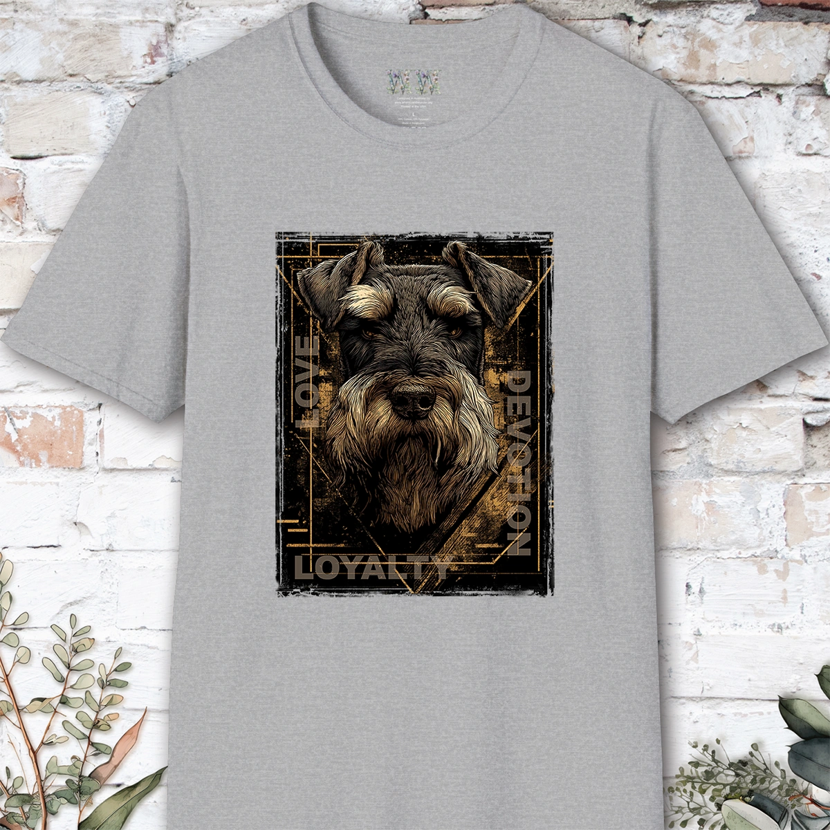 Schnauzer #1 Devotion, Loyalty, Love T-Shirt