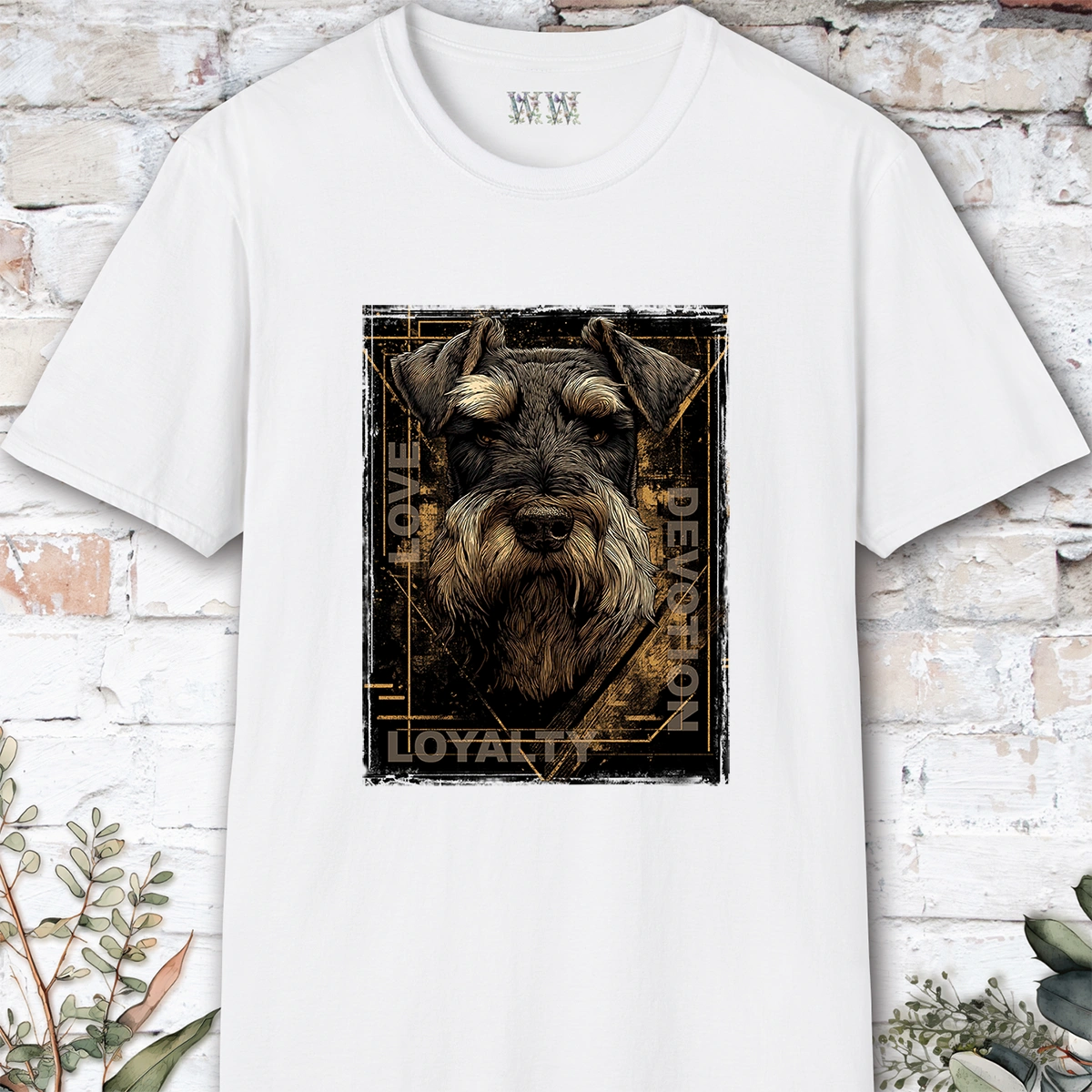 Schnauzer #1 Devotion, Loyalty, Love T-Shirt