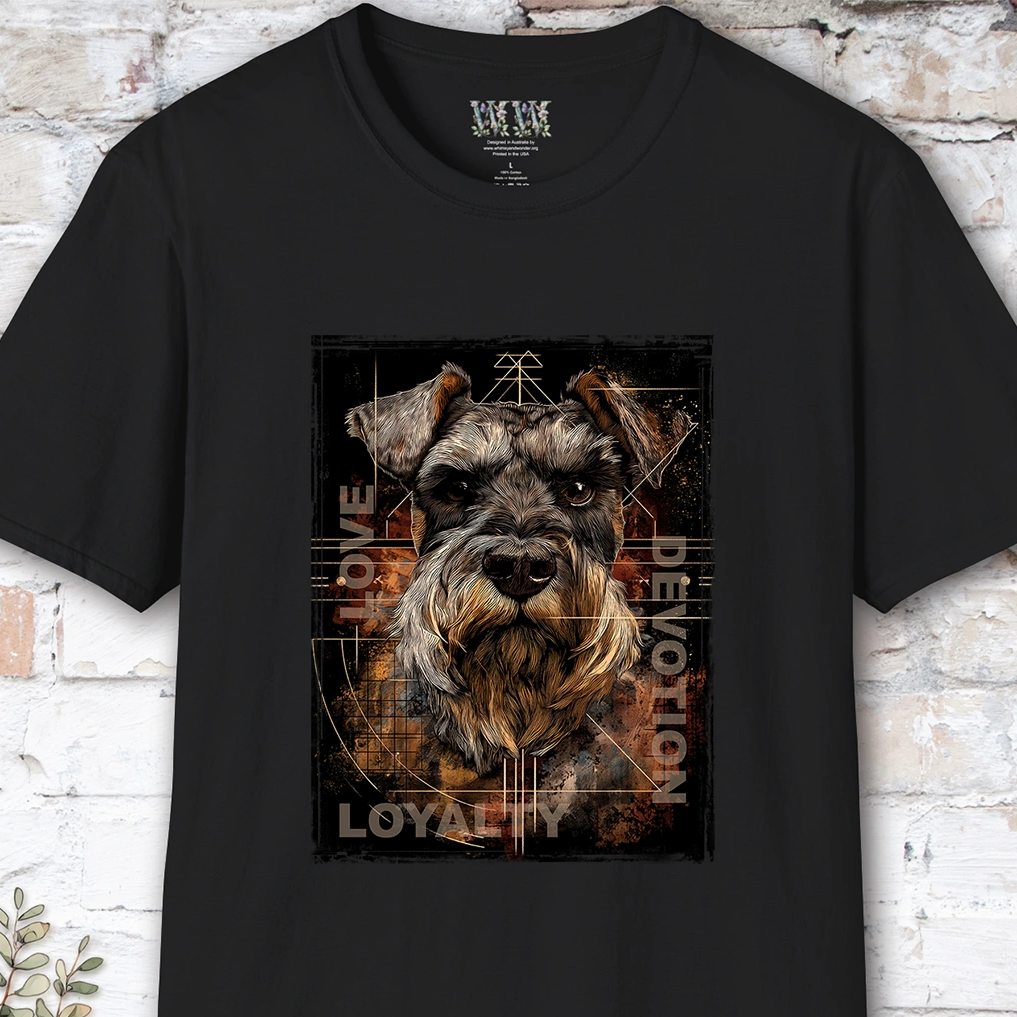 Schnauzer #2 Devotion, Loyalty, Love T-Shirt