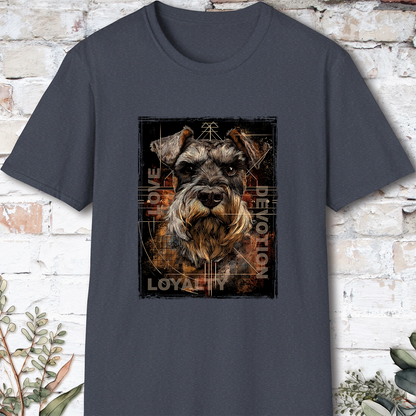 Schnauzer #2 Devotion, Loyalty, Love T-Shirt
