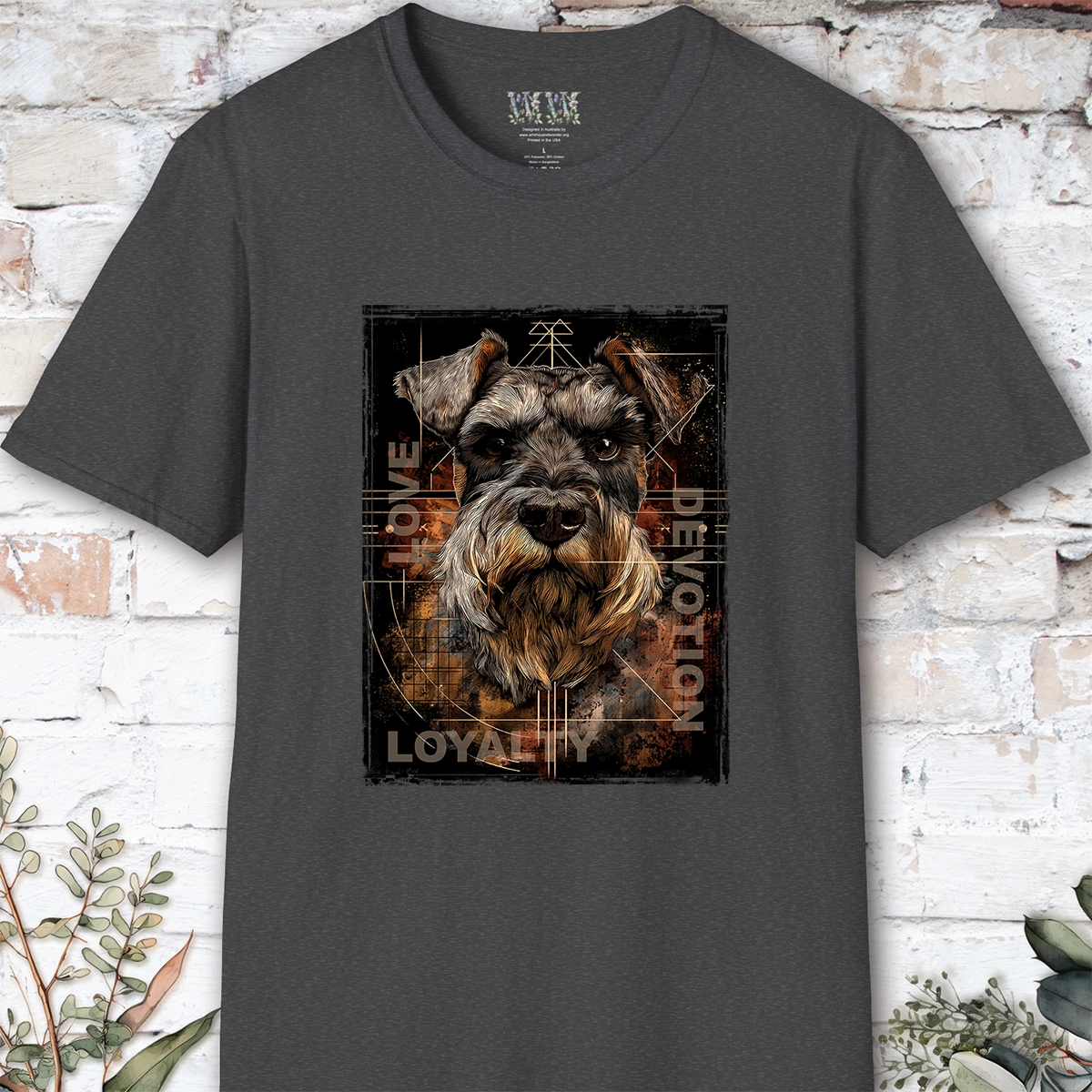 Schnauzer #2 Devotion, Loyalty, Love T-Shirt