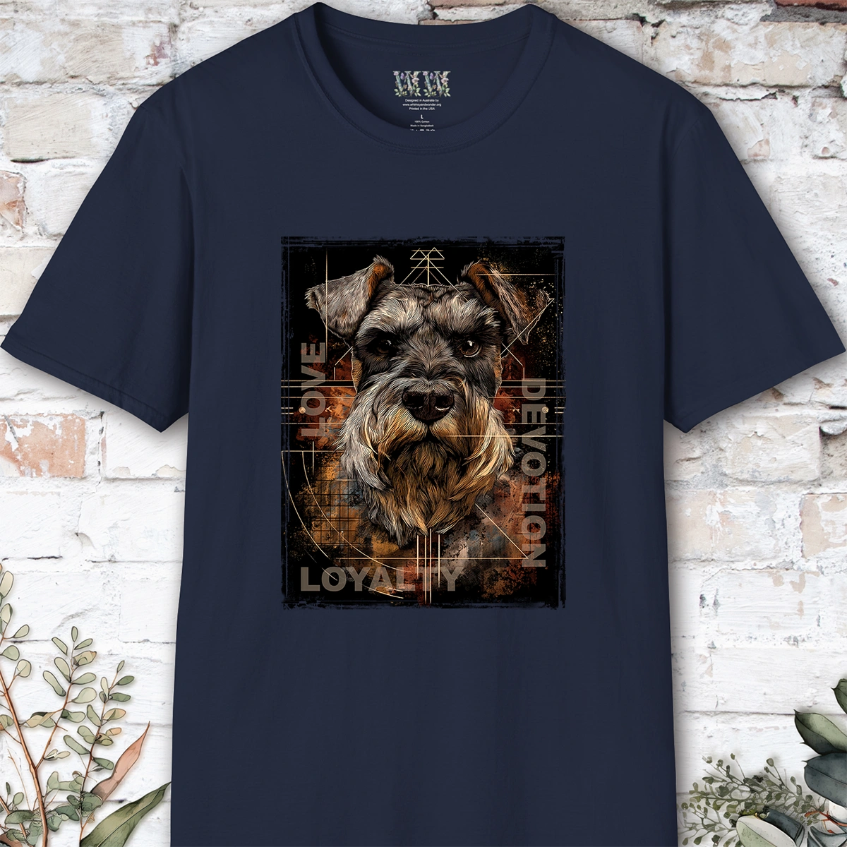 Schnauzer #2 Devotion, Loyalty, Love T-Shirt