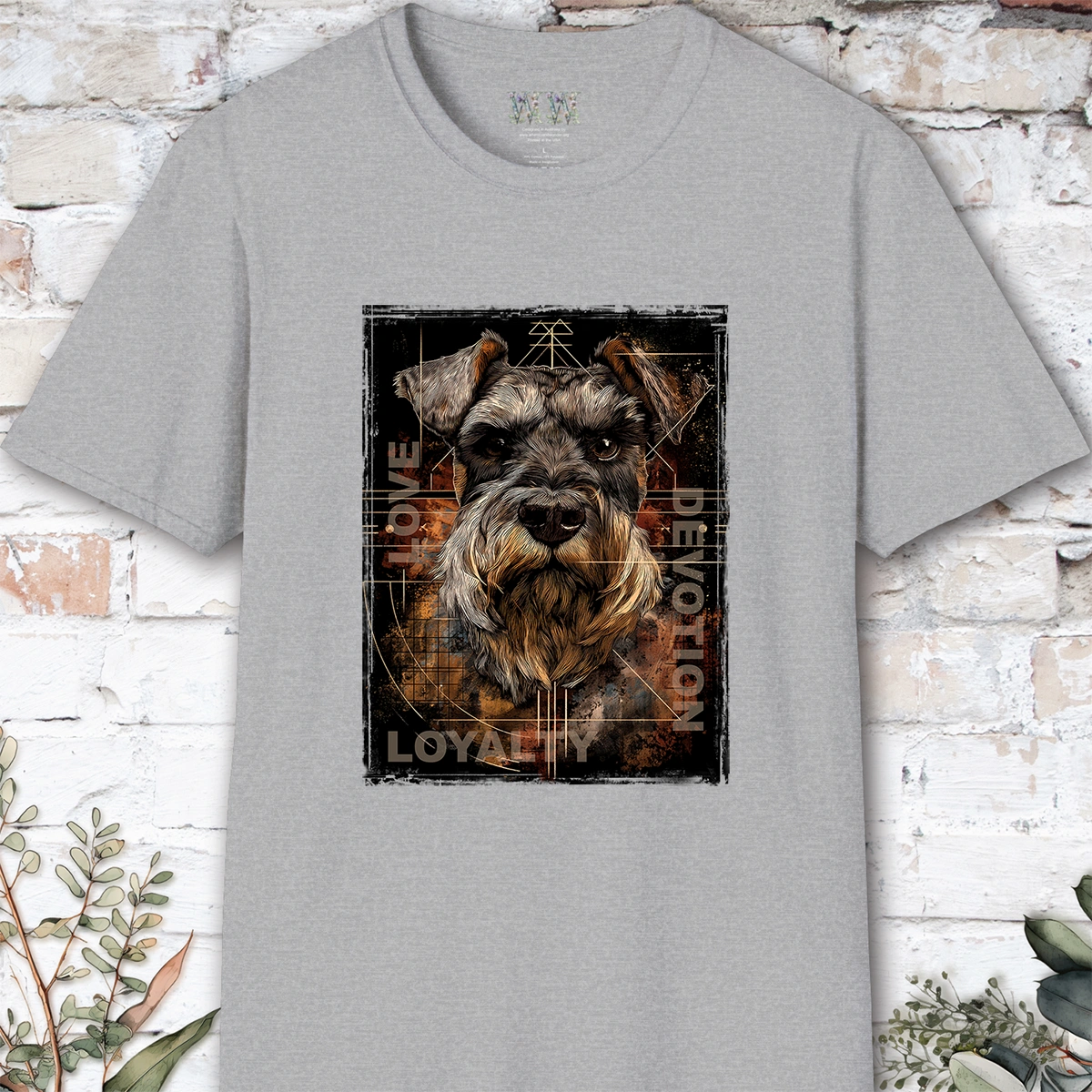 Schnauzer #2 Devotion, Loyalty, Love T-Shirt