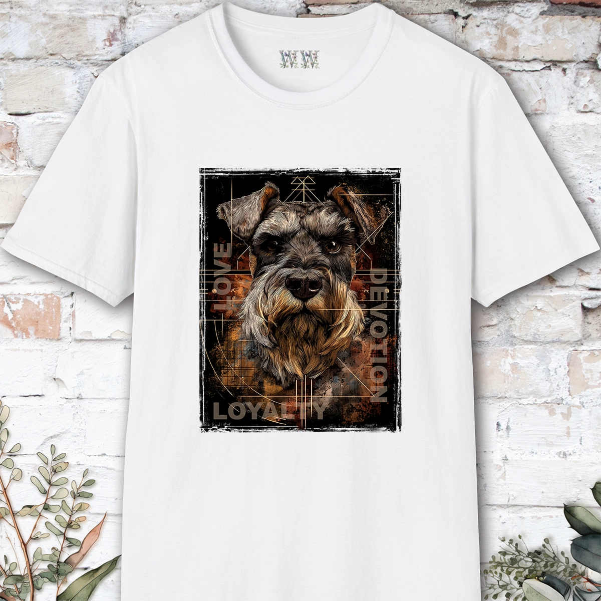 Schnauzer #2 Devotion, Loyalty, Love T-Shirt