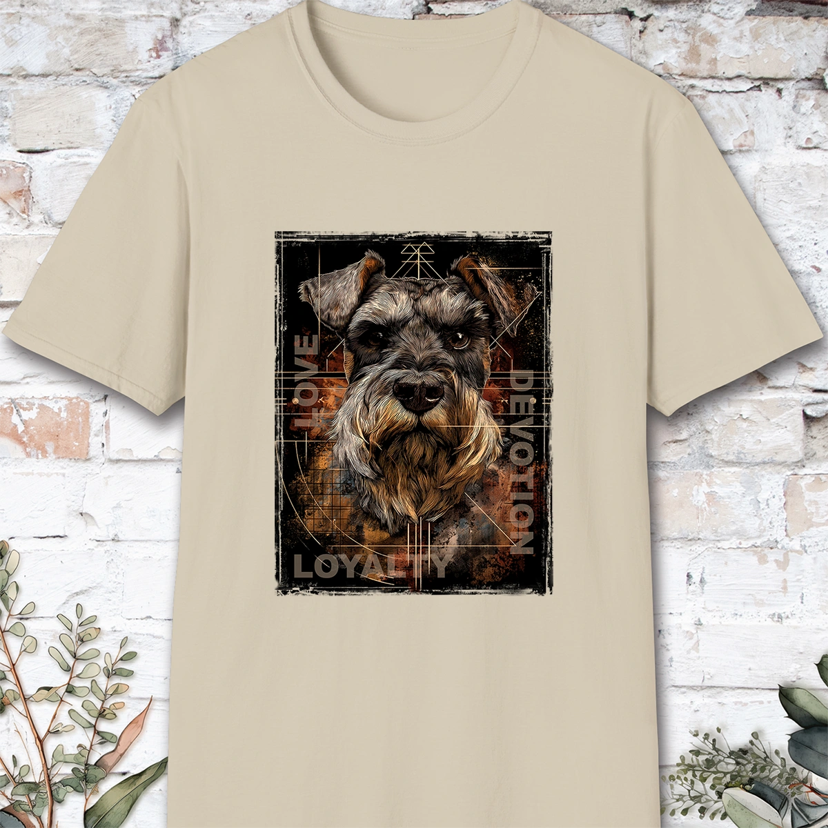 Schnauzer #2 Devotion, Loyalty, Love T-Shirt
