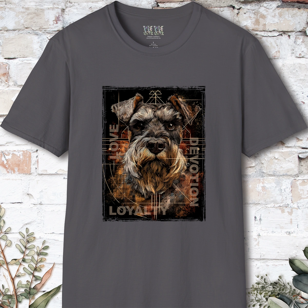 Schnauzer #2 Devotion, Loyalty, Love T-Shirt
