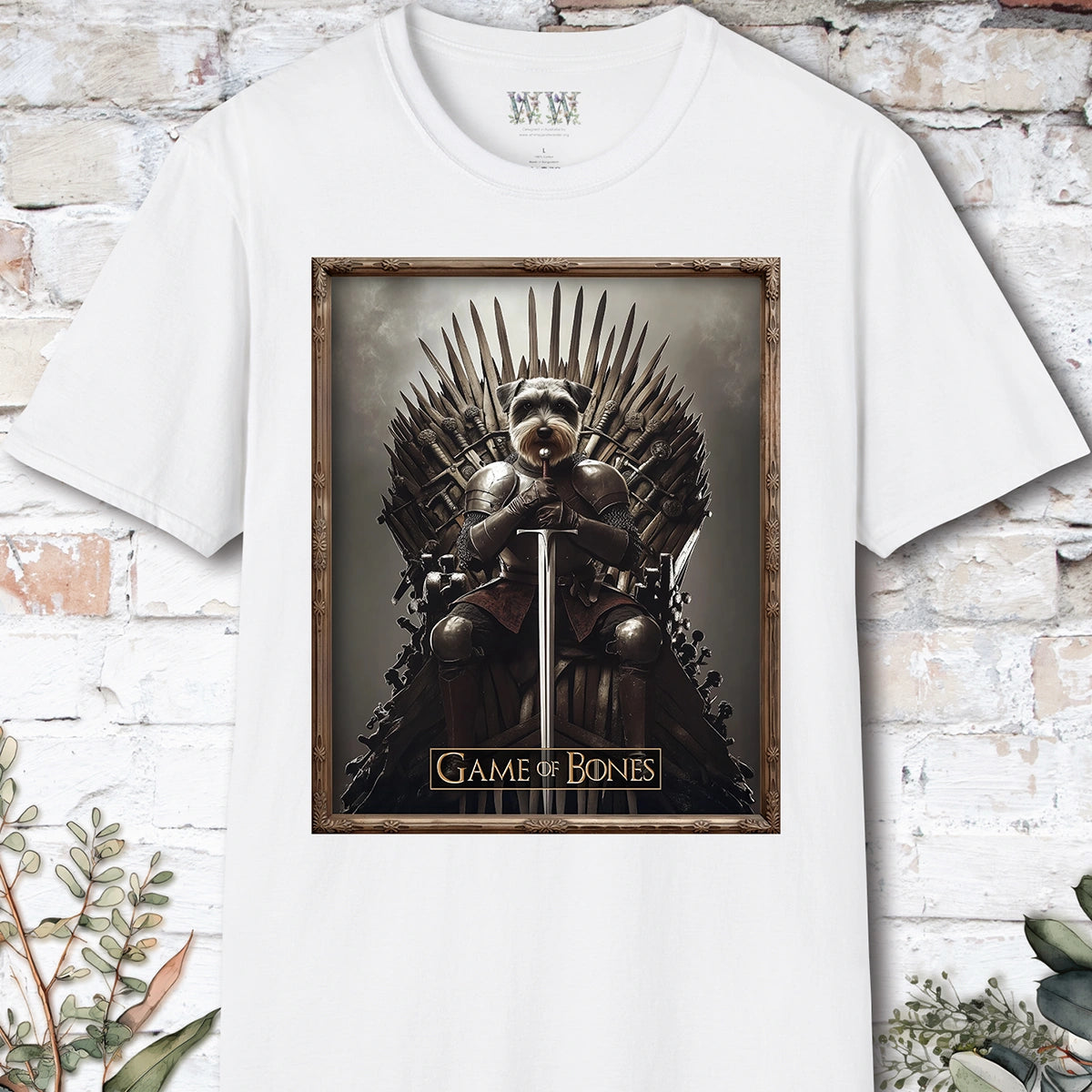 Schnauzer, Game of Bones, Unisex T shirt