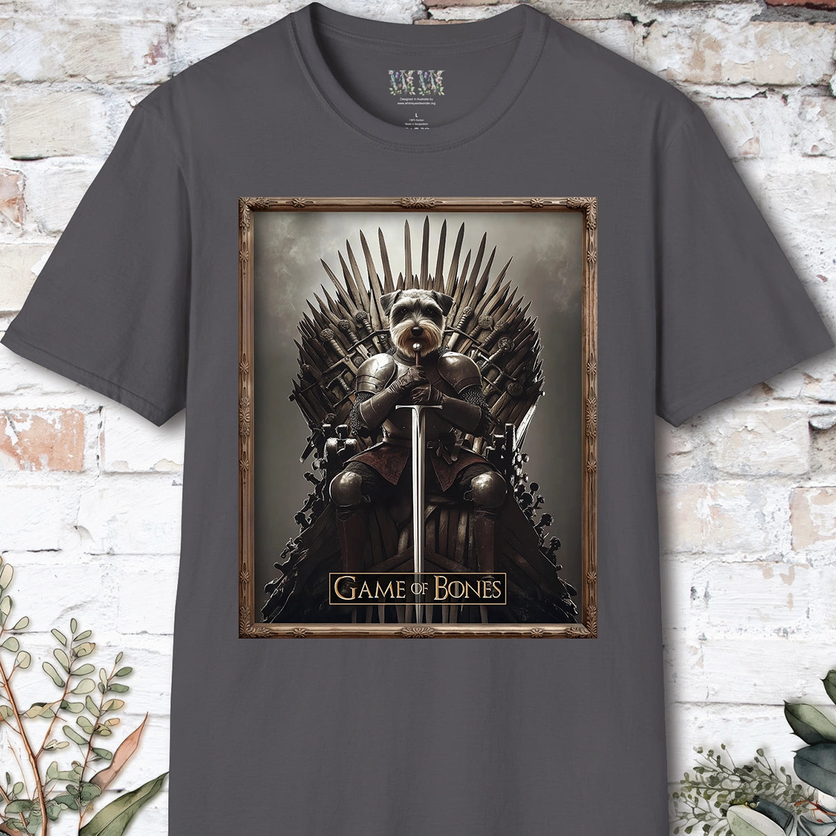 Schnauzer, Game of Bones, Unisex T shirt
