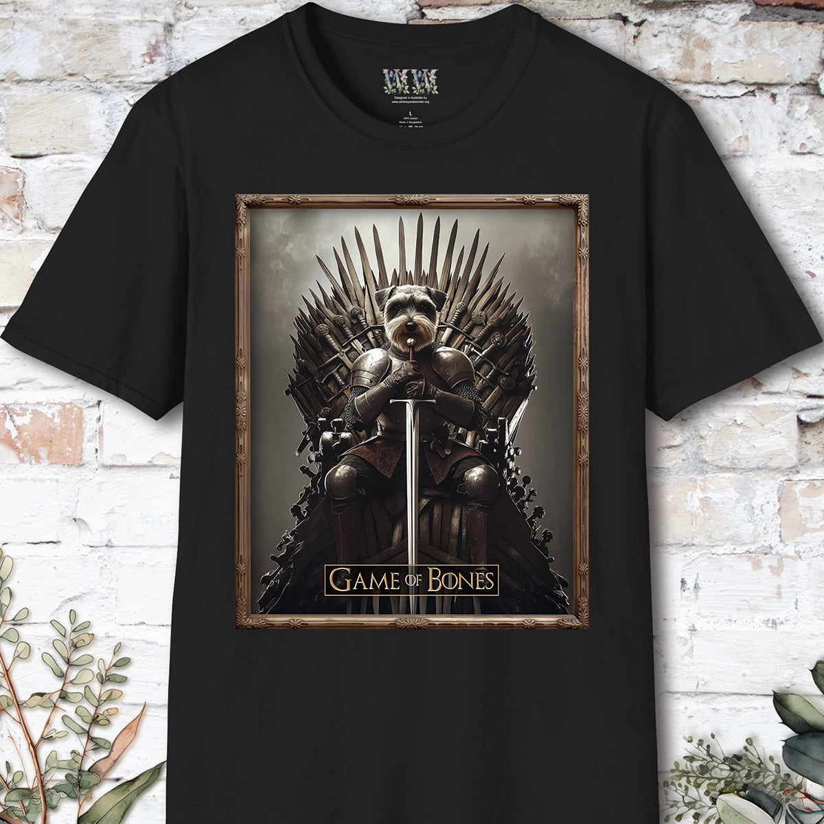 Schnauzer, Game of Bones, Unisex T shirt
