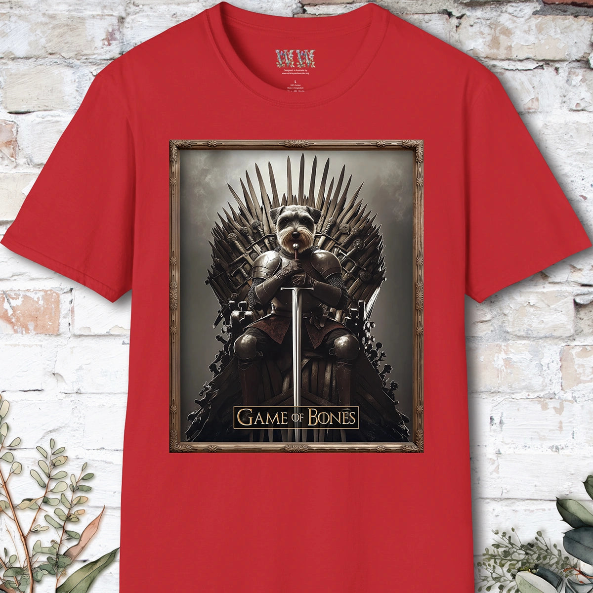 Schnauzer, Game of Bones, Unisex T shirt