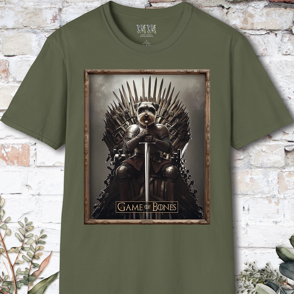 Schnauzer, Game of Bones, Unisex T shirt
