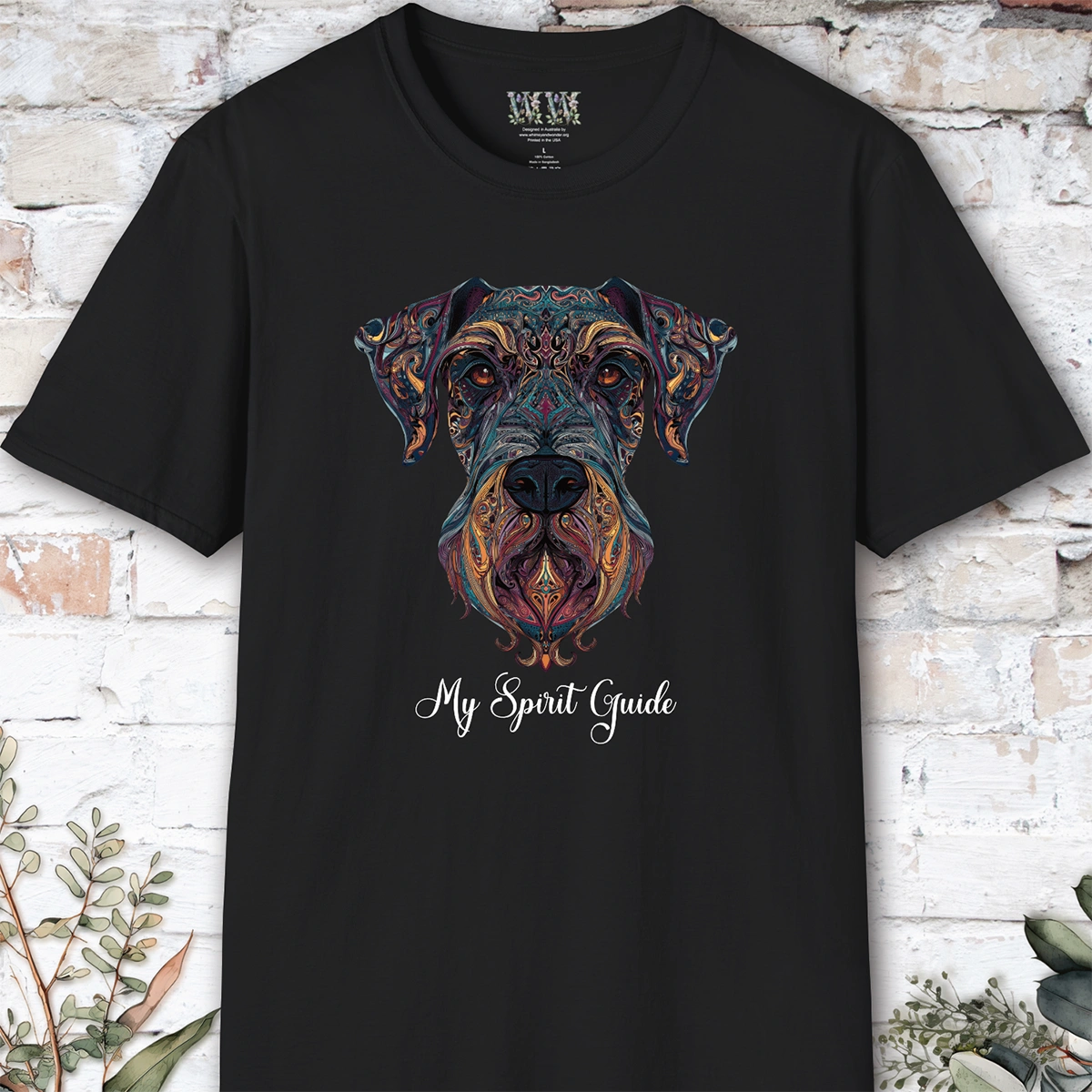 Schnauzer My Spirit Guide, Short Sleeve Unisex Tee