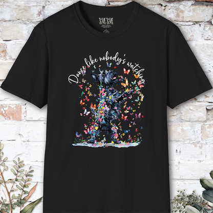 Scottish Terrier "Dance like nobody's watching" unisex T shirt