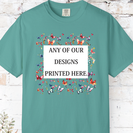 ANY DESIGN - USA Comfort Colours T-shirt
