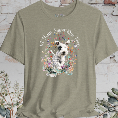Sealyham Terrier 'Let your spirit run free' T shirt
