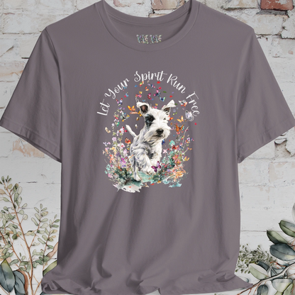 Sealyham Terrier 'Let your spirit run free' T shirt