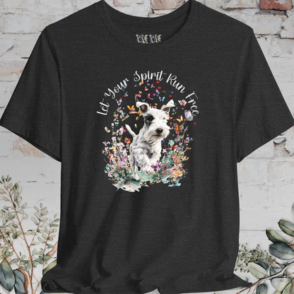 Sealyham Terrier 'Let your spirit run free' T shirt