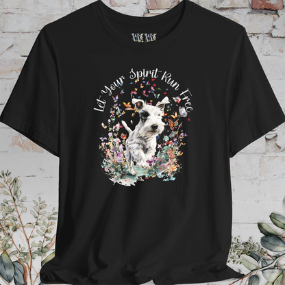 Sealyham Terrier 'Let your spirit run free' T shirt