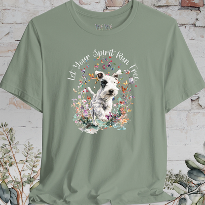 Sealyham Terrier 'Let your spirit run free' T shirt