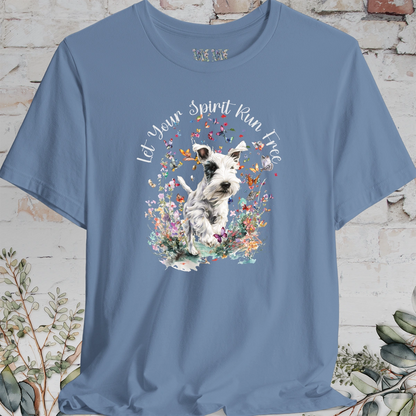Sealyham Terrier 'Let your spirit run free' T shirt