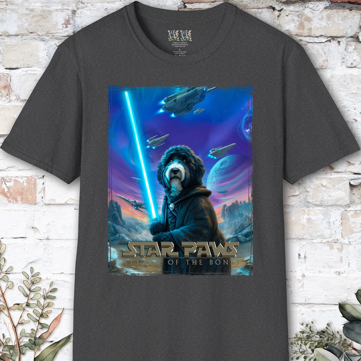 Sheepadoodle #2 Star Paws Unisex T shirt